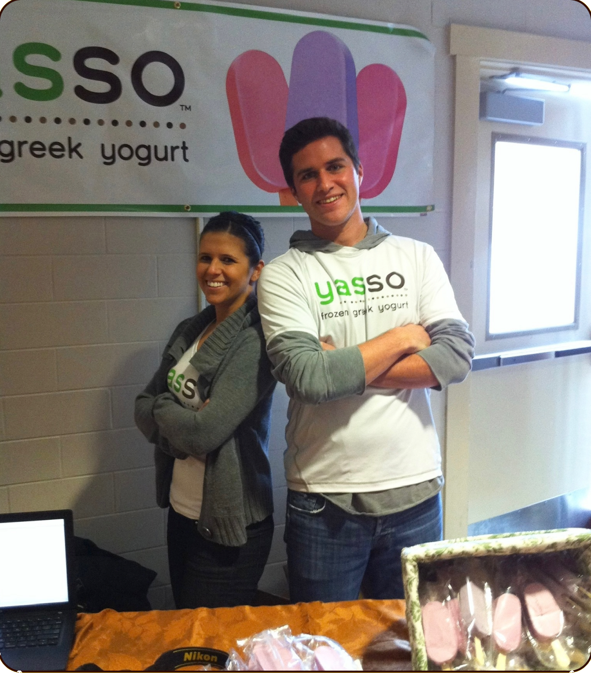 Amanda and Drew at a Yasso event