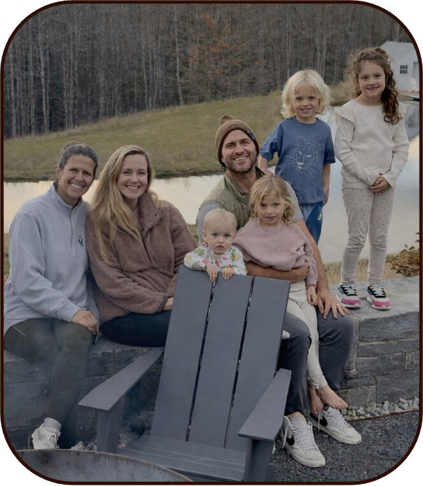 Snack Buddies founders with their family